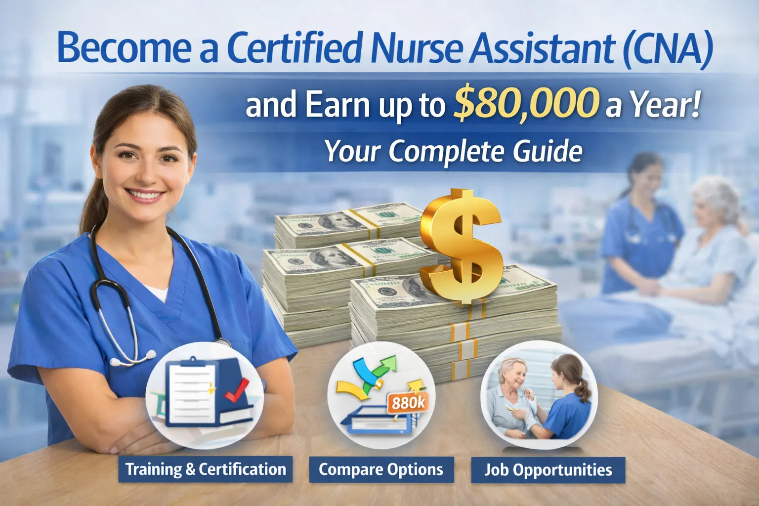 a Certified Nurse Assistant (CNA) and Earn up to 80,000 a Year