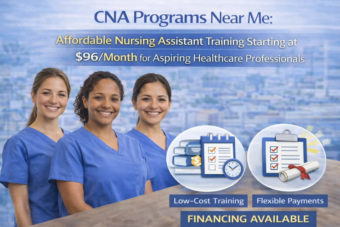 CNA Programs Near Me: Affordable Nursing Assistant Training Starting at $96/Month for Aspiring Healthcare Professionals