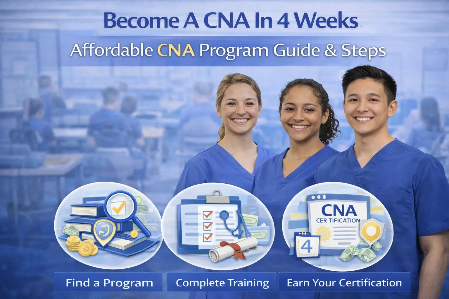 Become A CNA In 4 Weeks | Affordable CNA Program Guide & Steps – LGL ...