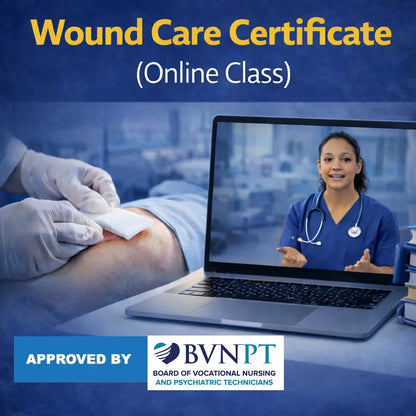 Wound Care Certificate (Online Class)